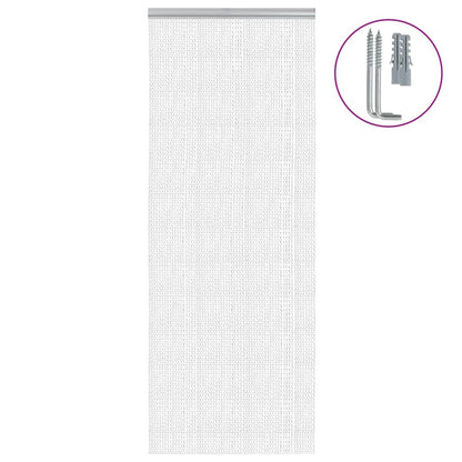Chain Door Fly Screen 80x221 cm Aluminium