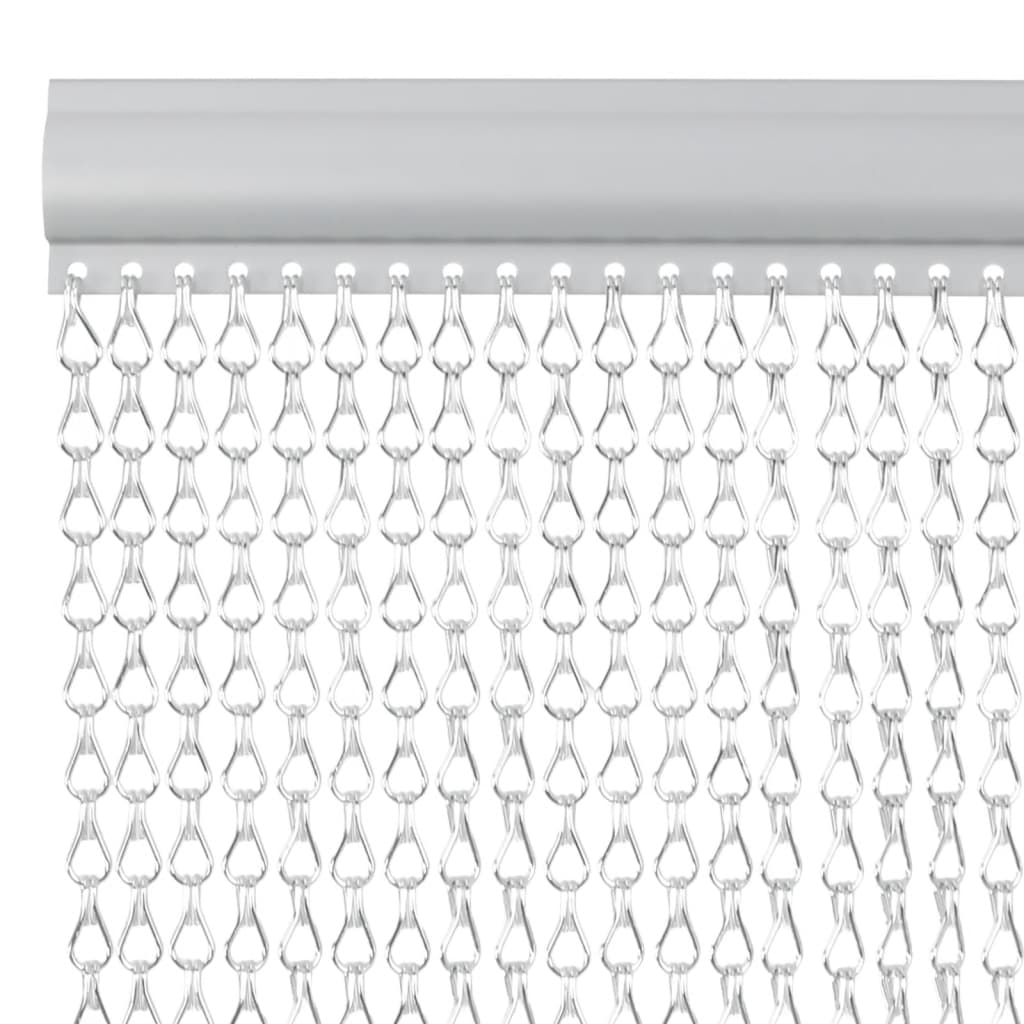 Chain Door Fly Screen 100x226 cm Aluminium