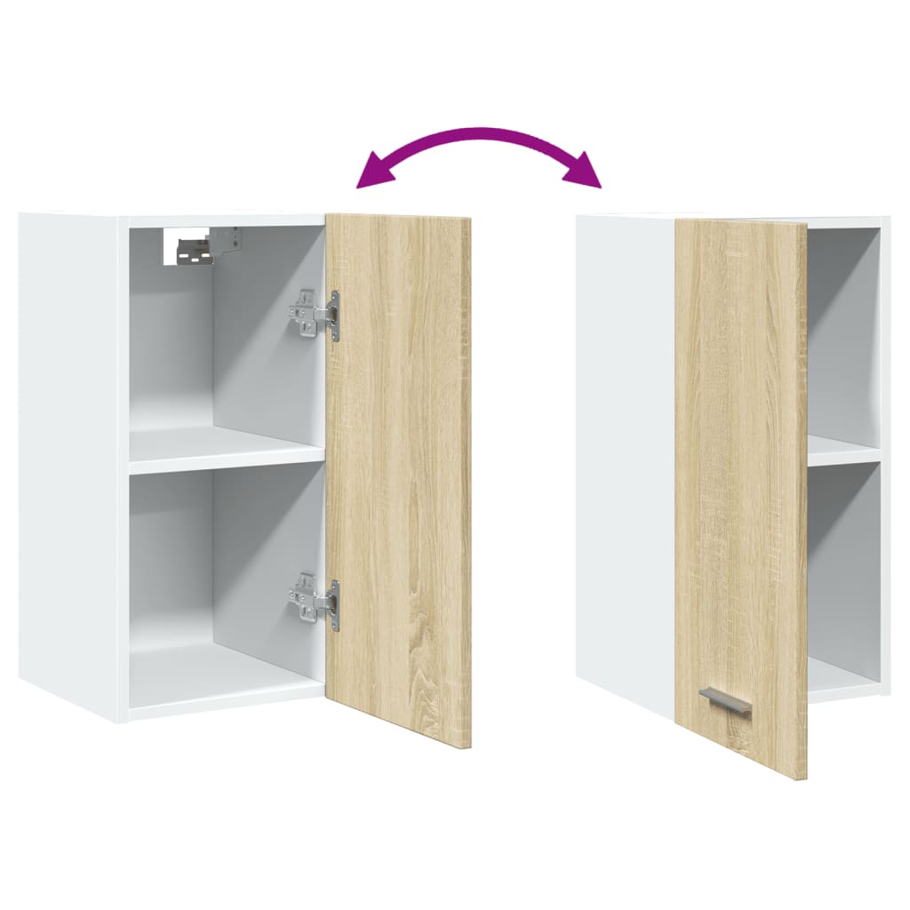 Hanging Cabinet Lyon Sonoma Oak 29.5x31x60 cm Engineered Wood