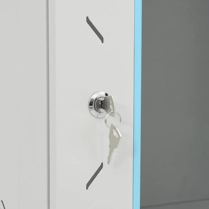 15U Network Cabinet with Swivel Feet 19" IP20 60x45x86 cm