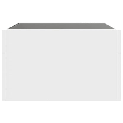 Coffee Table with Infinity LED White 50x50x30 cm