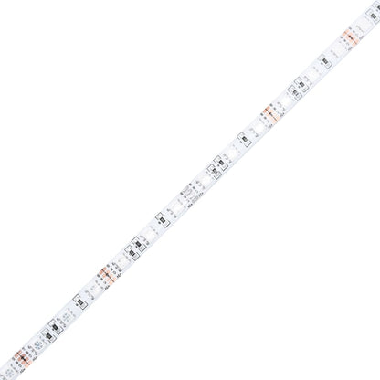 Coffee Table with Infinity LED Brown Oak 50x50x41 cm