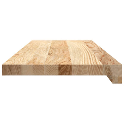Stair Treads 4 pcs Untreated 70x25x2 cm Solid Wood Oak