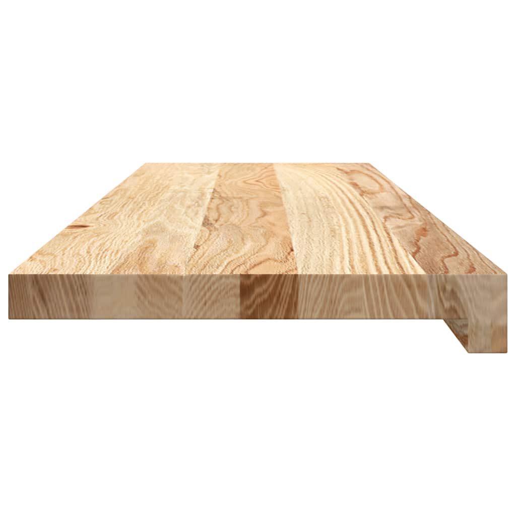 Stair Treads 8 pcs Untreated 80x25x2 cm Solid Wood Oak