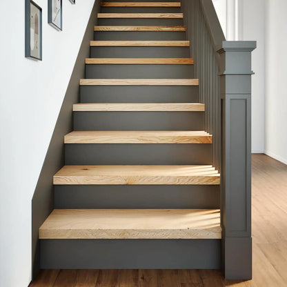 Stair Treads 8 pcs Untreated 80x25x2 cm Solid Wood Oak