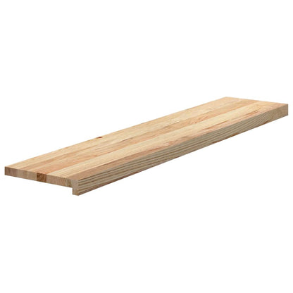 Stair Treads 8 pcs Untreated 120x30x2 cm Solid Wood Oak