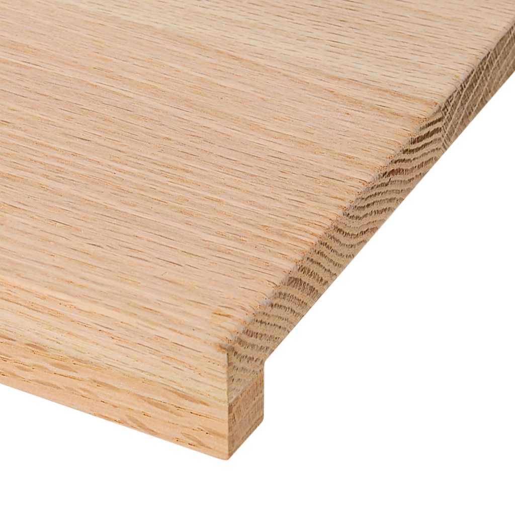 Stair Treads 8 pcs Untreated 120x30x2 cm Solid Wood Oak