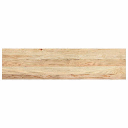 Stair Treads 12 pcs Untreated 100x30x2 cm Solid Wood Oak
