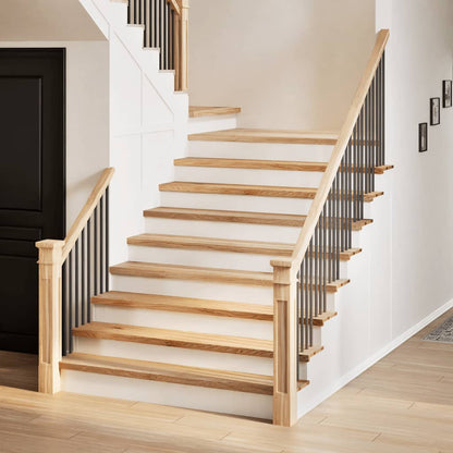 Stair Treads 16 pcs Untreated 110x25x2 cm Solid Wood Oak