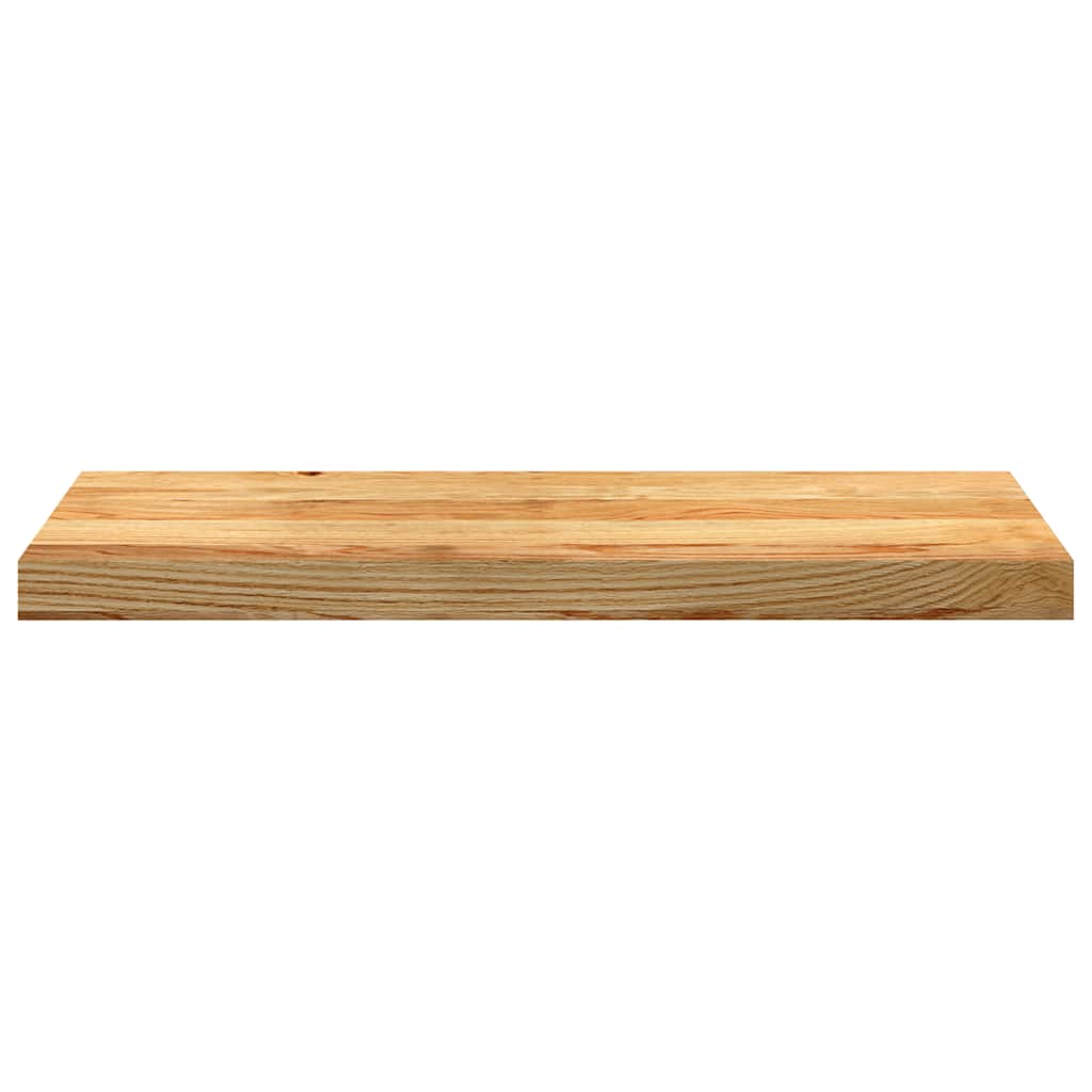 Stair Treads 4 pcs Light Brown 70x25x2 cm Solid Wood Oak