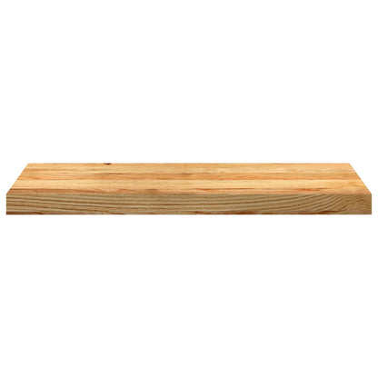 Stair Treads 4 pcs Light Brown 70x25x2 cm Solid Wood Oak