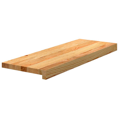 Stair Treads 8 pcs Light Brown 70x25x2 cm Solid Wood Oak
