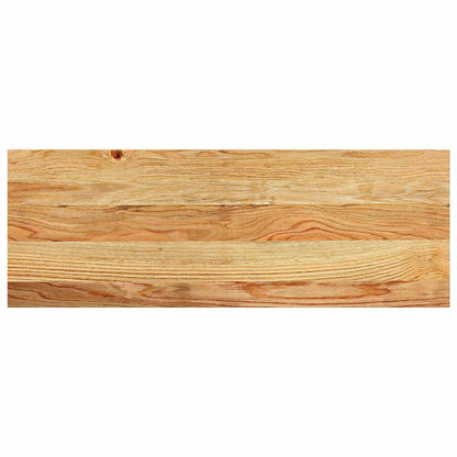 Stair Treads 8 pcs Light Brown 70x25x2 cm Solid Wood Oak