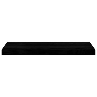 Stair Treads 4 pcs Brown Black 70x25x2 cm Solid Wood Oak