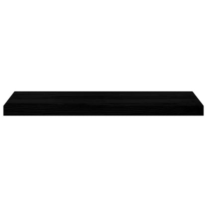 Stair Treads 4 pcs Dark Brown 80x25x2 cm Solid Wood Oak