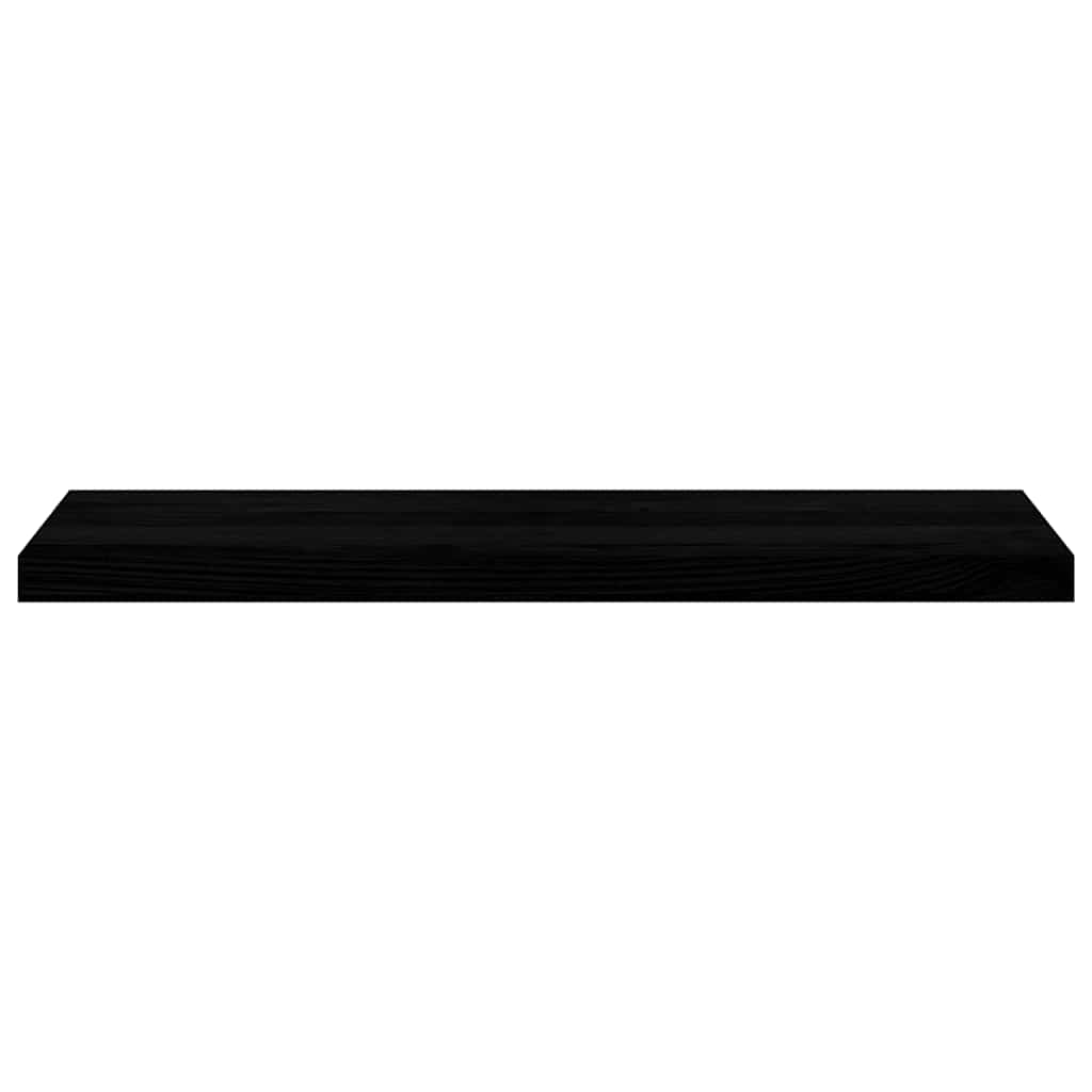 Stair Treads 4 pcs Brown Black 90x25x2 cm Solid Wood Oak