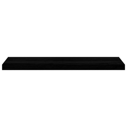 Stair Treads 4 pcs Dark Brown 90x25x2 cm Solid Wood Oak