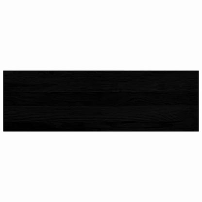 Stair Treads 4 pcs Brown Black 80x30x2 cm Solid Wood Oak