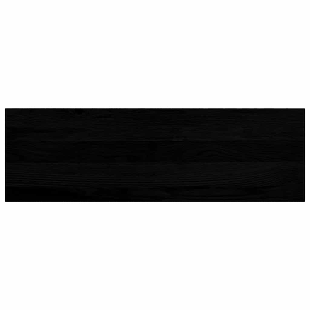 Stair Treads 8 pcs Brown Black 80x25x2 cm Solid Wood Oak