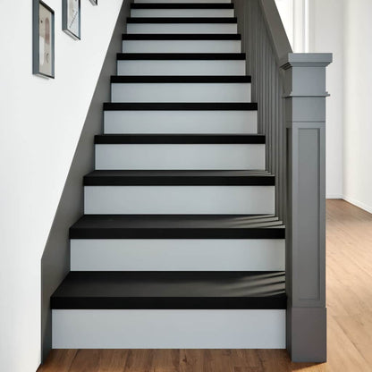 Stair Treads 8 pcs Dark Brown 80x25x2 cm Solid Wood Oak
