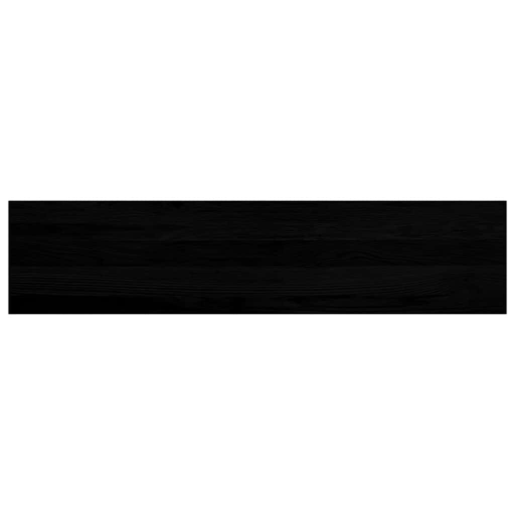 Stair Treads 8 pcs Dark Brown 110x25x2 cm Solid Wood Oak