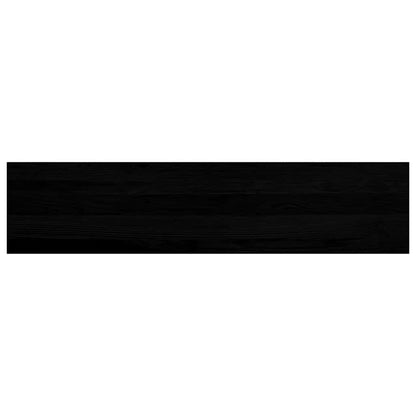 Stair Treads 8 pcs Dark Brown 110x25x2 cm Solid Wood Oak