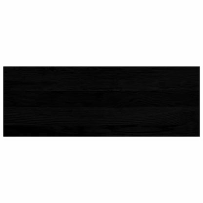 Stair Treads 8 pcs Brown Black 70x30x2 cm Solid Wood Oak