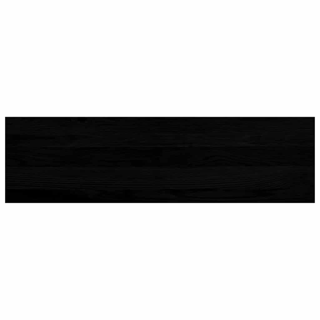Stair Treads 8 pcs Brown Black 90x30x2 cm Solid Wood Oak