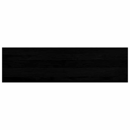 Stair Treads 8 pcs Brown Black 90x30x2 cm Solid Wood Oak