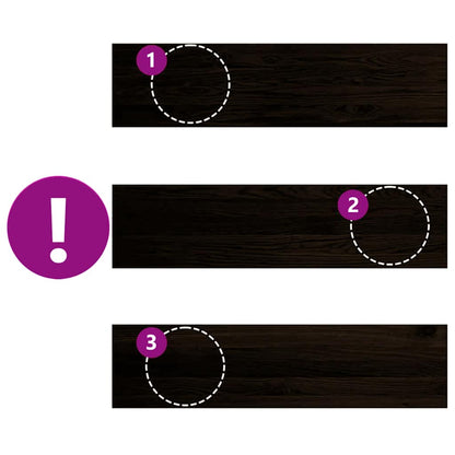 Stair Treads 12 pcs Brown Black 100x25x2 cm Solid Wood Oak