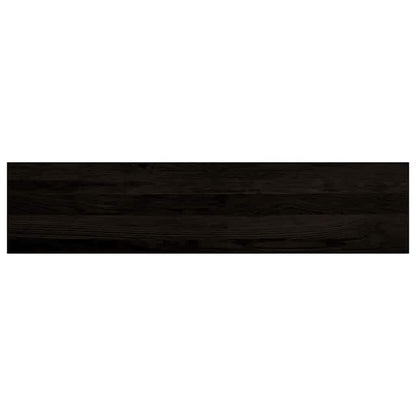 Stair Treads 12 pcs Dark Brown 110x25x2 cm Solid Wood Oak