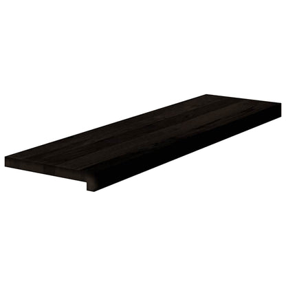 Stair Treads 12 pcs Dark Brown 90x30x2 cm Solid Wood Oak
