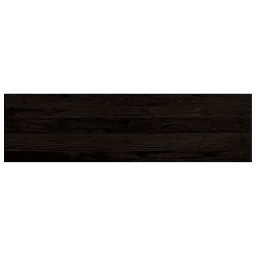 Stair Treads 12 pcs Dark Brown 90x30x2 cm Solid Wood Oak