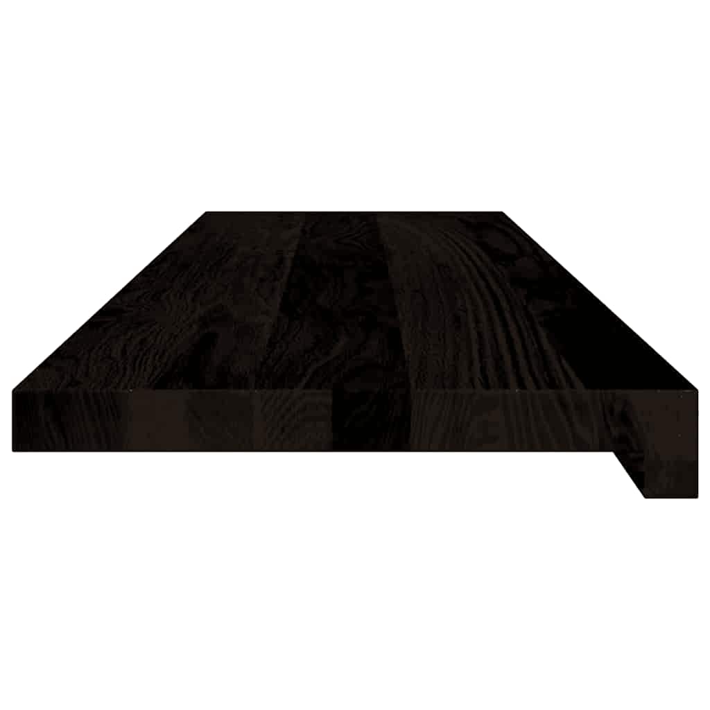 Stair Treads 12 pcs Dark Brown 90x30x2 cm Solid Wood Oak