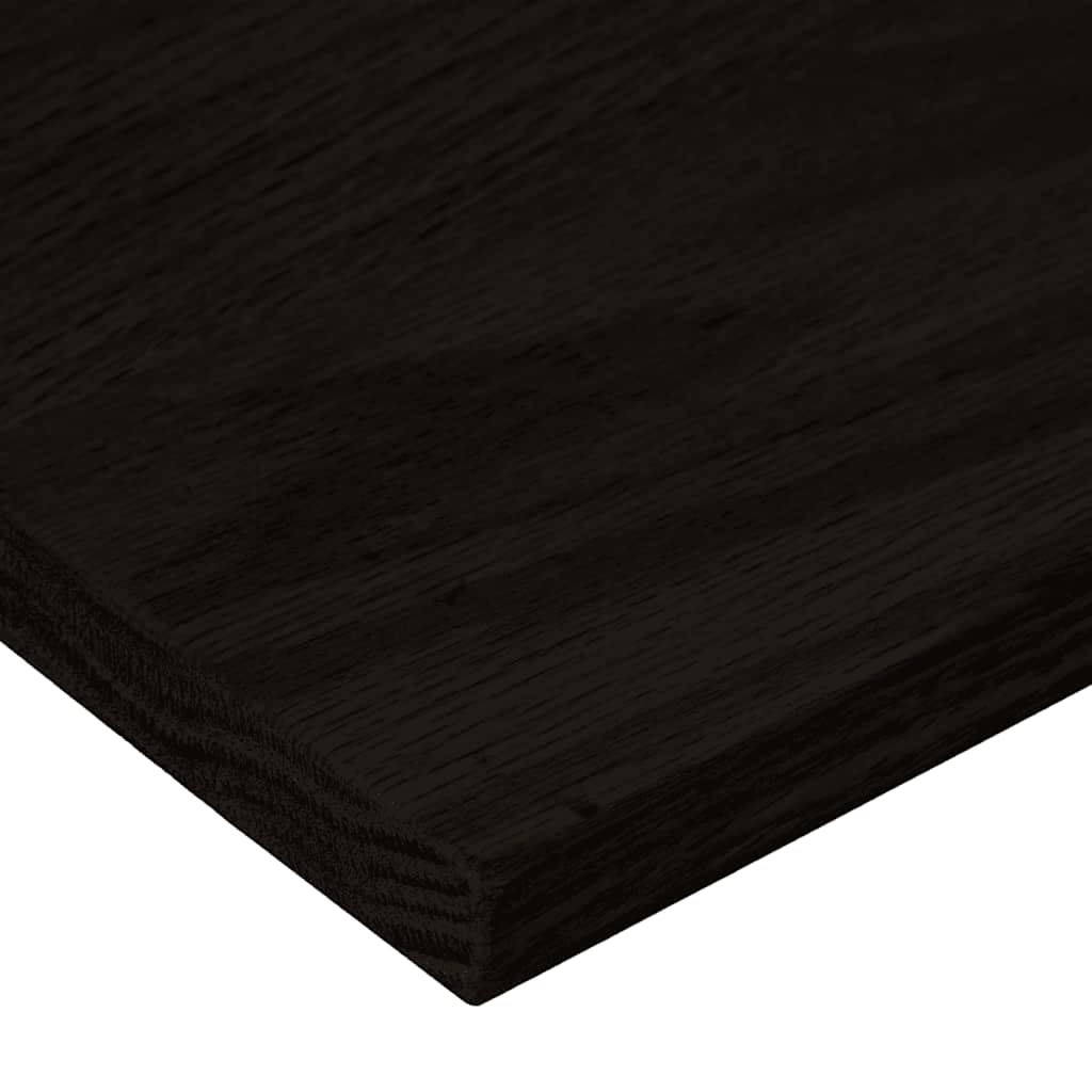 Stair Treads 12 pcs Dark Brown 90x30x2 cm Solid Wood Oak