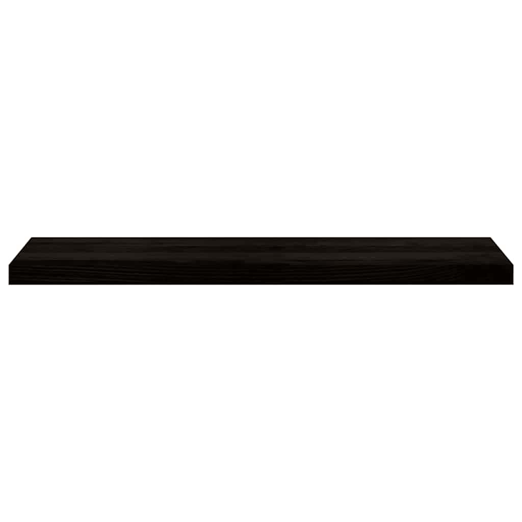 Stair Treads 12 pcs Brown Black 100x30x2 cm Solid Wood Oak