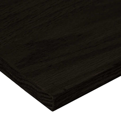 Stair Treads 12 pcs Dark Brown 100x30x2 cm Solid Wood Oak