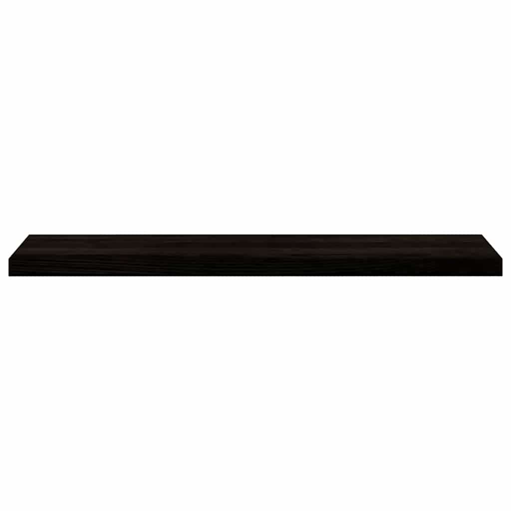 Stair Treads 12 pcs Brown Black 110x30x2 cm Solid Wood Oak