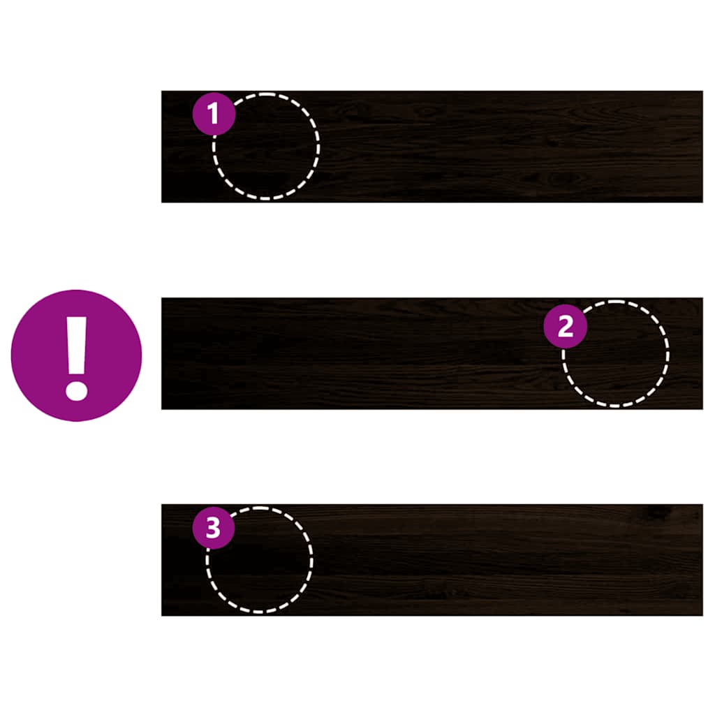 Stair Treads 12 pcs Brown Black 120x30x2 cm Solid Wood Oak