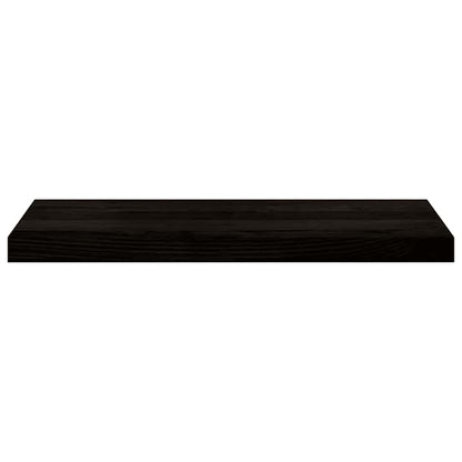 Stair Treads 16 pcs Brown Black 70x25x2 cm Solid Wood Oak