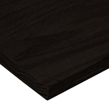 Stair Treads 16 pcs Brown Black 70x25x2 cm Solid Wood Oak