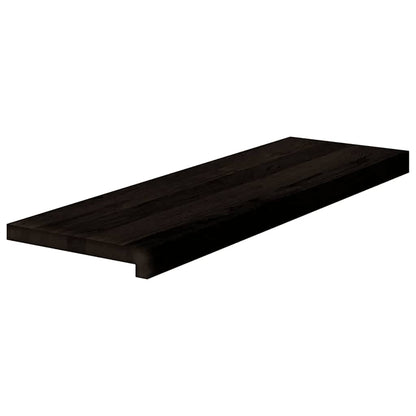 Stair Treads 16 pcs Dark Brown 80x25x2 cm Solid Wood Oak