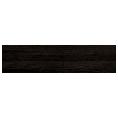 Stair Treads 16 pcs Dark Brown 100x25x2 cm Solid Wood Oak