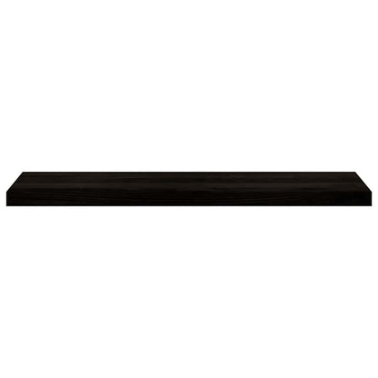 Stair Treads 16 pcs Brown Black 100x25x2 cm Solid Wood Oak