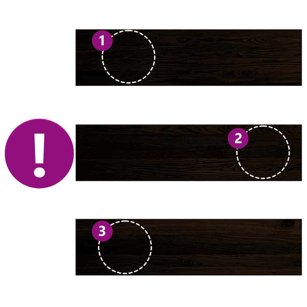 Stair Treads 16 pcs Brown Black 100x25x2 cm Solid Wood Oak