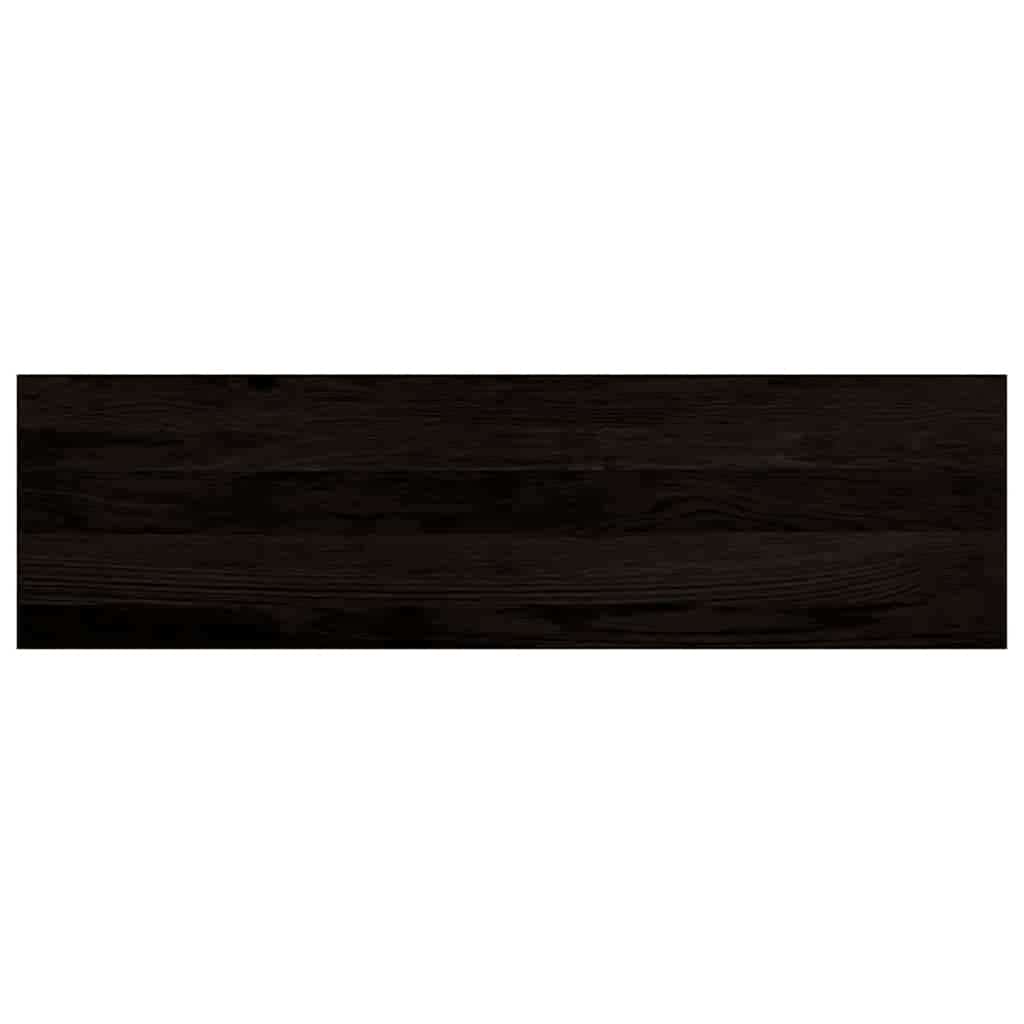 Stair Treads 16 pcs Brown Black 90x30x2 cm Solid Wood Oak
