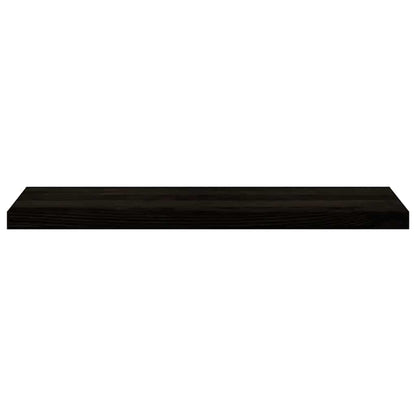 Stair Treads 16 pcs Brown Black 90x30x2 cm Solid Wood Oak
