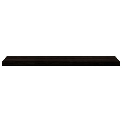 Stair Treads 16 pcs Brown Black 110x30x2 cm Solid Wood Oak