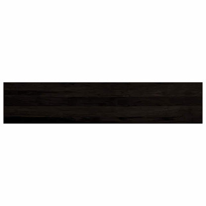 Stair Treads 16 pcs Brown Black 120x30x2 cm Solid Wood Oak