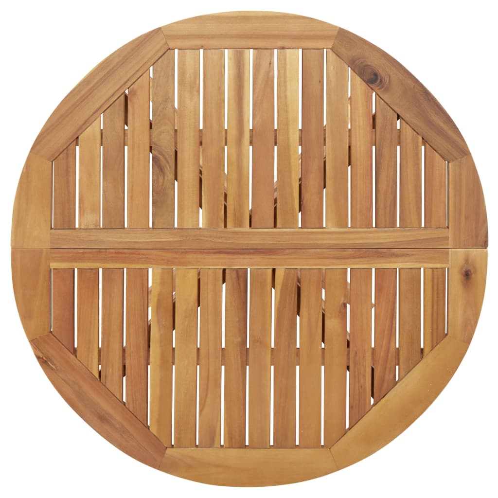 3 Piece Garden Dining Set Solid Wood Acacia
